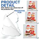 Christmas,Gift For Couples,Old Couples,Gift For Husband,Gift For Wife,Love - Santa Couple Growing Old Together - Personalized Custom Shaped Acrylic Ornament