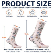 Top Market, Christmas, Humorous, Gift For Yourself, Gift For Women, Icon - Sassy Girl Daily Affirmation Gift For Her, Bestie, Colleagues - Personalized Socks