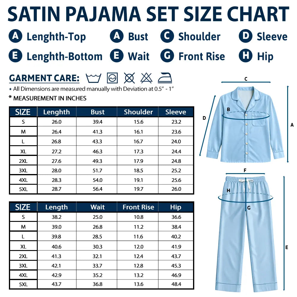 Gift For Grandparents,Gift For Grandpa,Gift For Grandma,Gift For Mother,Gift For Father,Happy,Christmas,Stick Figure - This Grandma Mom Belongs To Kids Pet - Personalized Satin Pajama Set