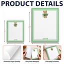 Back To School,Proud,Gift For Yourself,Warp Text - School Abbreviation Bear Pennant - Personalized Notepad