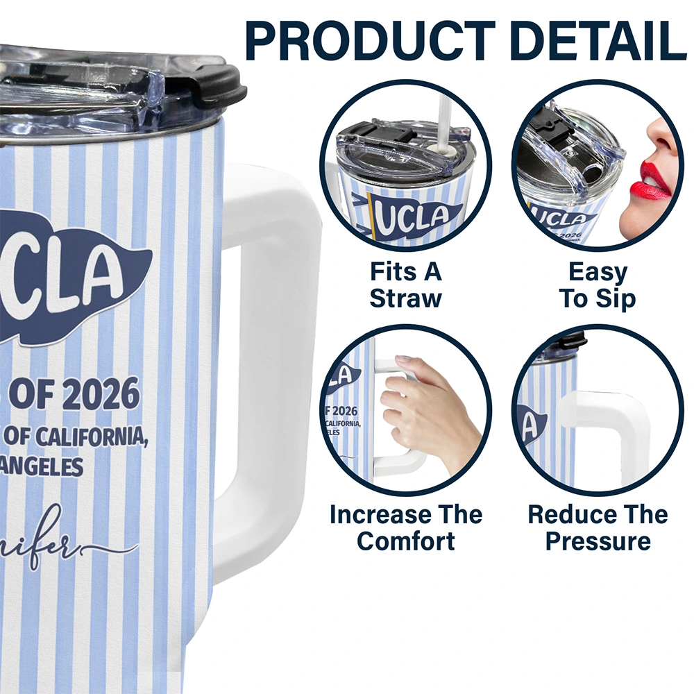 Gift For Bestie,Gift For Yourself,Gift For Women,Gift For Men,Non-Eng,Warp Text,Special Font,Proud - School Pennant Flag - Personalized 40oz Tumbler With Straw