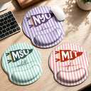 Gift For Yourself,Gift For Women,Gift For Men,Non-Eng,Warp Text,Special Font,Proud - School Pennant Flag - Personalized Leather Mouse Pad