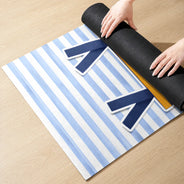 Back To School,Yoga,Proud,Warp Text - School Pennant Flag - Personalized Yoga Mat
