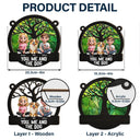 Gift For Couples, Gift For Husband, Gift For Wife, Gift For Boyfriend, Gift For Girlfriend, Dog Lovers, Pet Lovers, Dog Couple, Pet Couple, Love - Seasons Of The Year You, Me And The Dog - Personalized Window Hanging Suncatcher Ornament