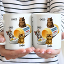 Funny, Cat Lovers - Serotonin Booster Cat Lovers - Personalized Mug