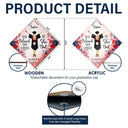 Graduation, Gift For Yourself, Happy - She Believed She Could - Personalized Graduation Cap Topper