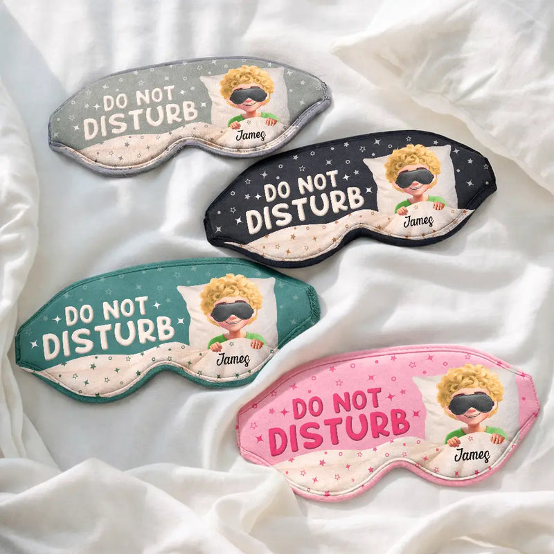 Gift For Yourself, Travel, Gift For Women, Gift For Men, Funny - Shhh...I'm Sleeping - Personalized 3D Sleep Mask