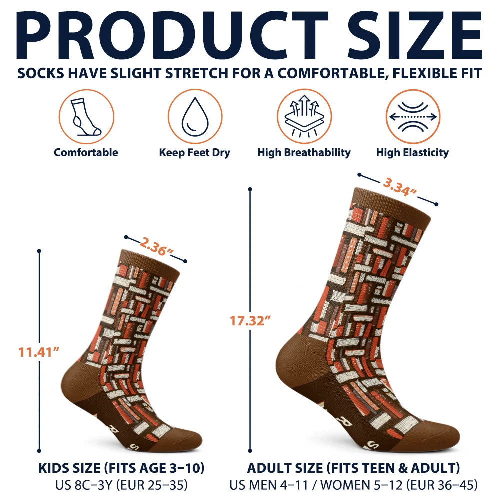 Shhh I'm Reading - Personalized Socks