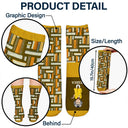 Gift For Yourself,Gift For Women,Gift For Men,Happy,Reading,Christmas - Shhh I'm Reading - Personalized Socks