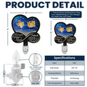 Family,Gift For Sisters,Gift For Sibling,Gift For Bestie,Love,Long Distance - Side By Side Or Miles Apart - Personalized Plug-in Night Light