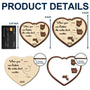 Christmas,Family,Parents,Gift For Grandparents,Long Distance,Gift For Sisters,Gift For Sibling,Gift For Brothers,Happy - Side By Side Or Miles Apart Long Distance - Personalized 2-Layered Wooden Ornament