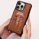Gift For Girlfriend, Gift For Yourself, Gift For Women, Gift For Sisters, Gift For Sibling, Gift For Bestie, Happy - Sistas Forever - Personalized Leather Flip Wallet Phone Case