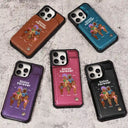 Gift For Girlfriend, Gift For Yourself, Gift For Women, Gift For Sisters, Gift For Sibling, Gift For Bestie, Happy - Sistas Forever - Personalized Leather Flip Wallet Phone Case