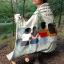 Gift For Sisters,Long Distance,Family,Happy - Sister Even When I'm Not Close By - Personalized Fleece Blanket, Sherpa Blanket