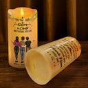 Christian,Christmas,Gift For Sisters - Sister In Christ - Gift For Christian Sister - Personalized Flameless LED Candle