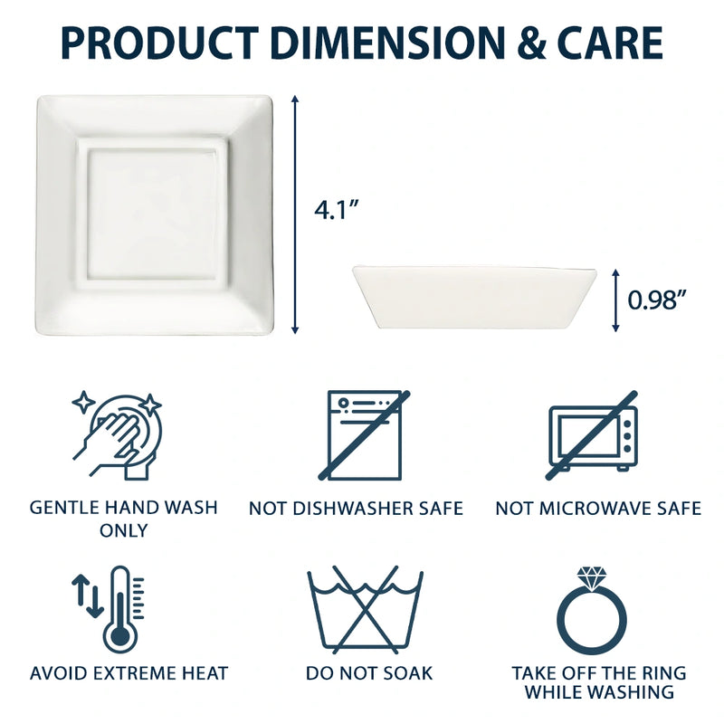 Gift For Sisters,Gift For Women,Happy,Top Market,Gift For Bestie - Sisters Besties Are Like Butterflies Watercolor - Personalized Ring Dish