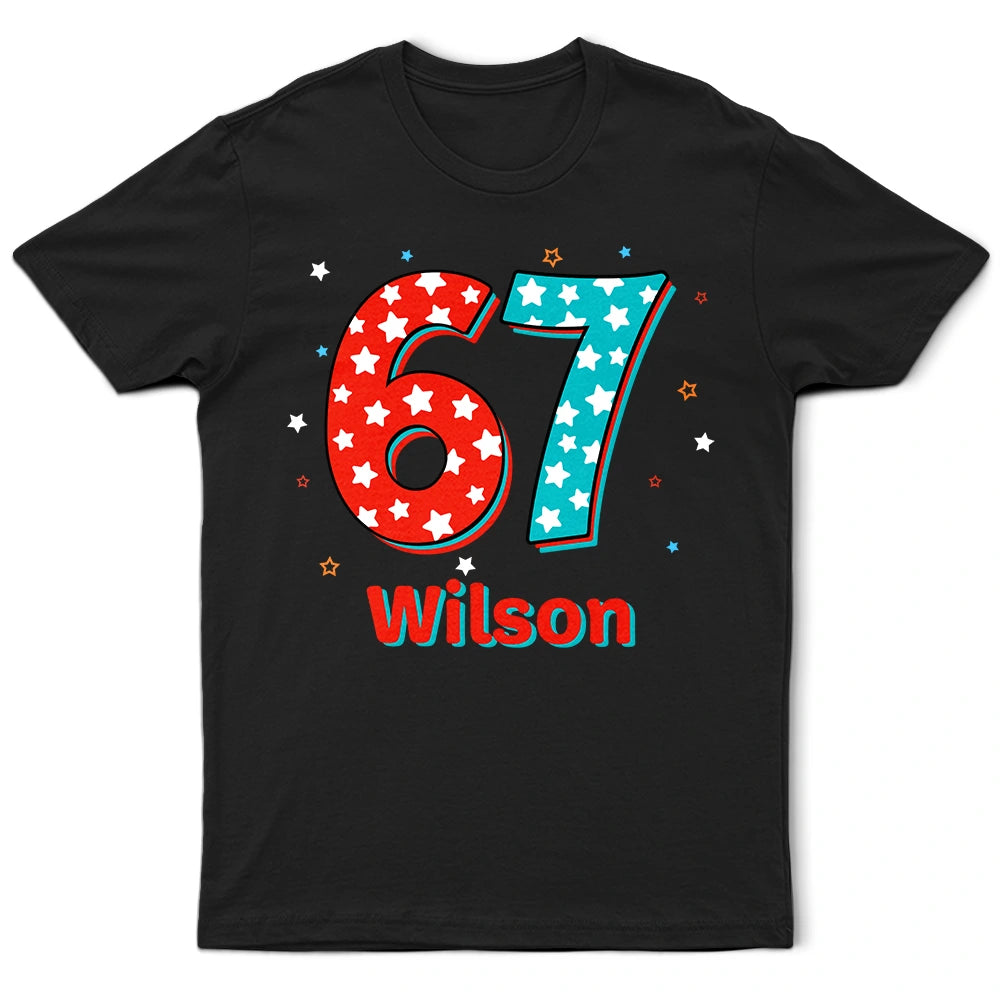 Gift For Kids,Gift For Grandkids,Gift For Men,Gift For Women,Funny - Six Seven Funny Slang - Personalized T Shirt