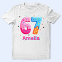 Gift For Kids,Gift For Grandkids,Gift For Men,Gift For Women,Funny - Six Seven Funny Slang - Personalized T Shirt