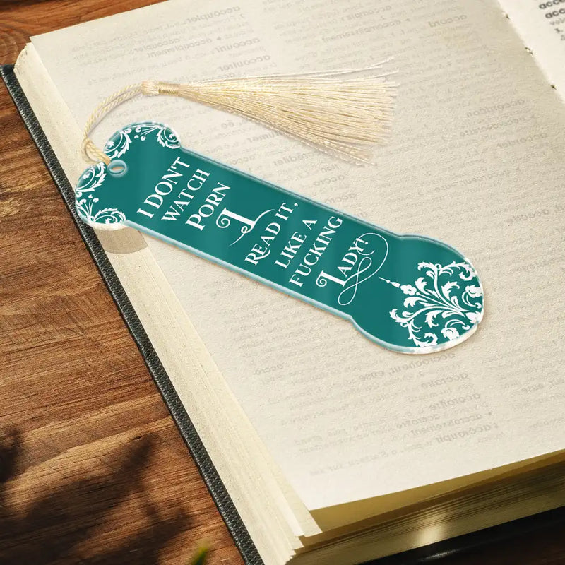Reading,Gift For Yourself,Funny - Smut Reading Lovers Funny Bookish Keepsake - Personalized Acrylic Bookmark