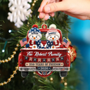 Top Market,Independence Day,America 250th,Christmas,Proud,Family,Icon - Snowman 250 Years Of Freedom - Personalized Custom Shaped Acrylic Ornament
