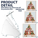 Christmas,Family,Icon,Happy - Snowman Christmas Family - Personalized Custom Shaped Acrylic Ornament