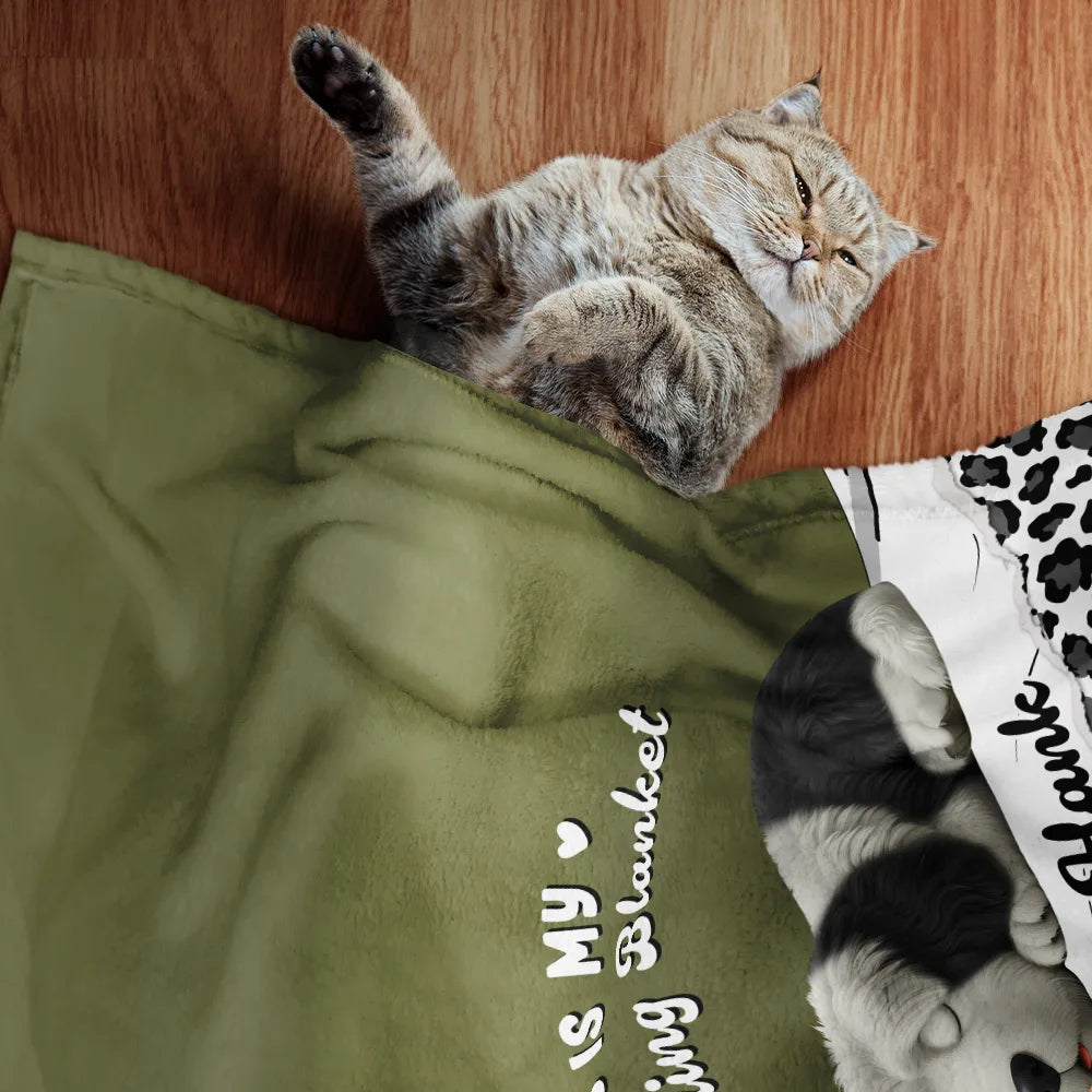 Dog Lovers,Happy - Snuggling Blanket - Personalized Pet Blanket
