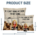 Reading,Gift For Yourself - So Many Books So Little Time - Personalized Pocket Pillow