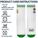 Gift For Couples, Gift For Husband, Gift For Wife, Gift For Boyfriend, Gift For Girlfriend, Love, Christmas - Sole Mates - Personalized Socks