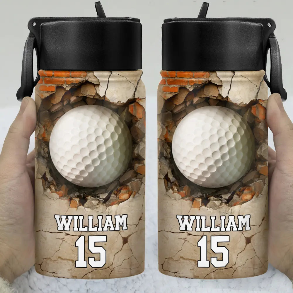 Gift For Kids, Gift For Grandkids, Happy - Sport Gifts For Kid - Personalized Kids Water Bottle