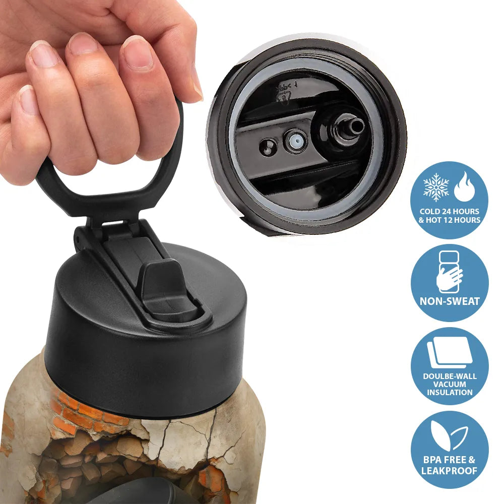 Gift For Kids, Gift For Grandkids, Happy - Sport Gifts For Kid - Personalized Kids Water Bottle