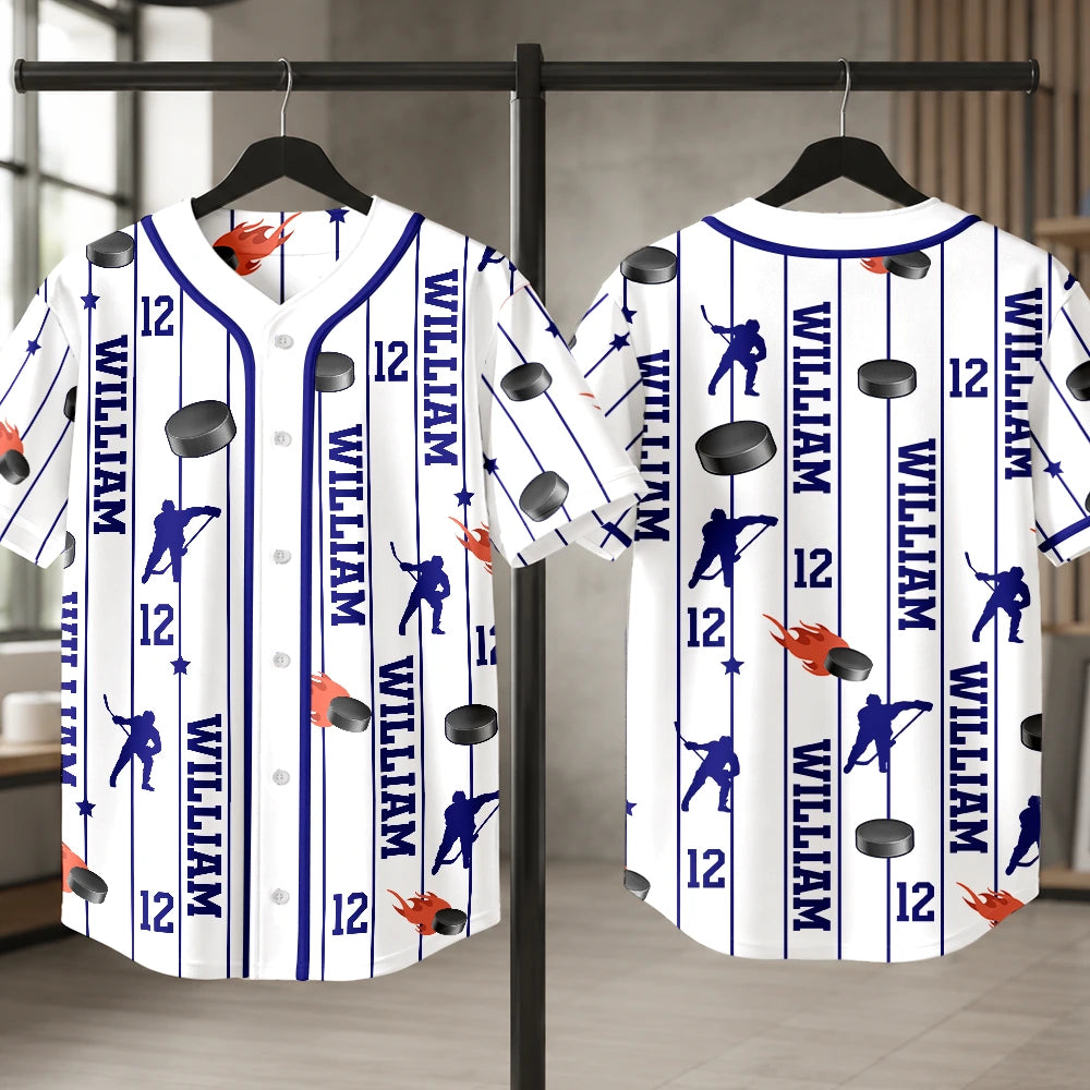 Top Market,Baseball,Playful,Gift For Yourself,Icon - Sports Lovers Number And Name - Personalized Baseball Jersey Shirt