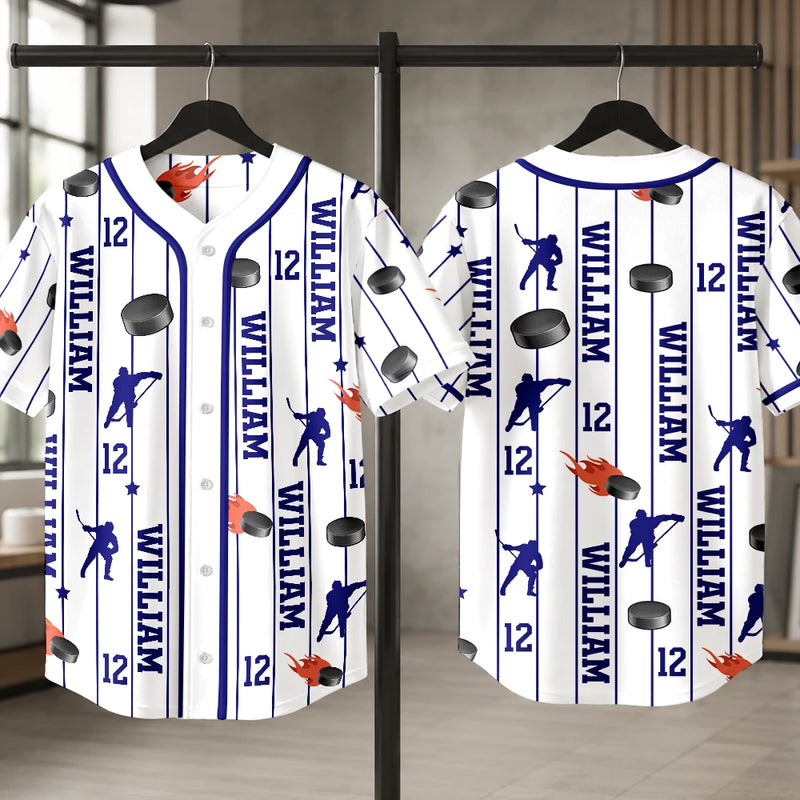 Top Market,Baseball,Playful,Gift For Yourself,Icon - Sports Lovers Number And Name - Personalized Baseball Jersey Shirt