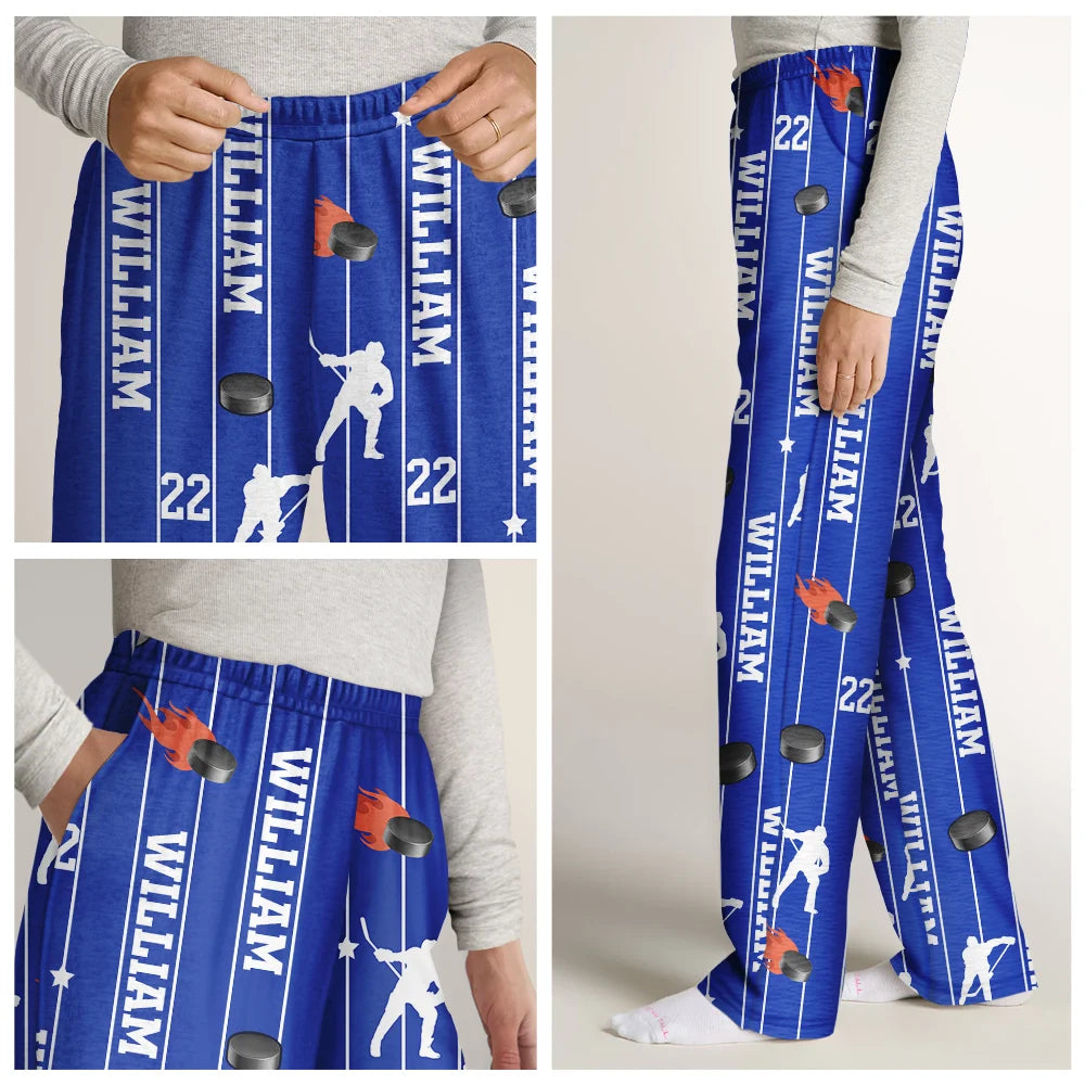 Top Market, Baseball, Playful, Gift For Yourself, Icon - Sports Lovers Number And Name - Personalized Pajama Pants