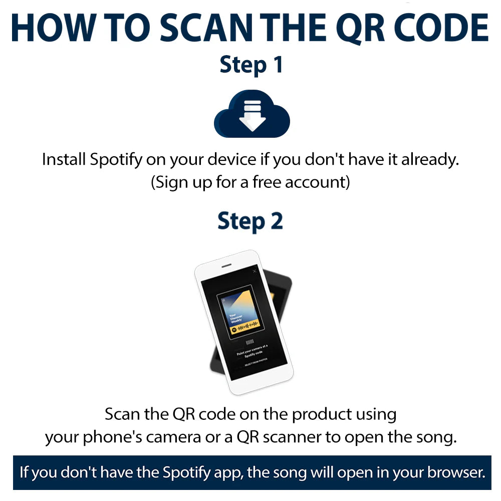 Code QR de chanson photo personnalisée - Base en bois avec éclairage LED 3D personnalisé 