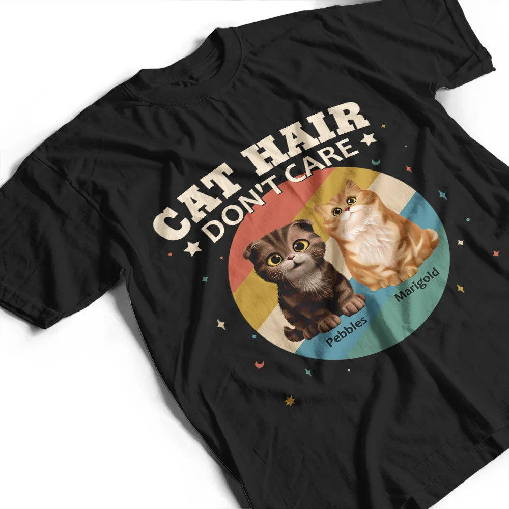 Cat Lovers, Cat Mom, Cat Dad, Pet Lovers, Pet Mom, Pet Dad, Funny, Happy - Spread Love Like Cat Hair - Personalized T Shirt