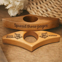 Reading,Gift For Yourself,Funny - Spread Those Pages - Personalized Book Page Holder