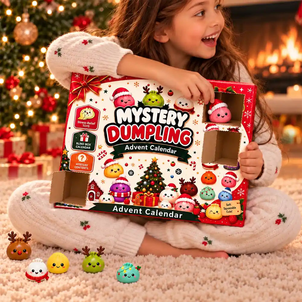 Adorable,Christmas,Gift For Kids,No Custom - Squishy Dumpling Gift For Kids - Personalized Christmas Countdown