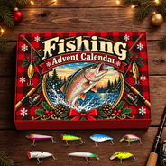 Adorable, Christmas, Gift For Couples, Gift For Him, Gift For Husband, No Custom - Squishy Fishing Gift For Husband And Son, Daughter - Personalized Christmas Countdown Advent Calendar