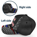 Gift For Father, Gift For Grandpa - Star & Stripes First Dad Now Papa - Personalized Classic Cap