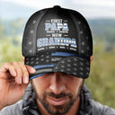 Gift For Father, Gift For Grandpa - Star & Stripes First Dad Now Papa - Personalized Classic Cap