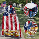 America 250th,Independence Day,Gift For Yourself,Proud,Custom Text - Stars And Stripes 1776 2026 America Freedom - Personalized Costume Cape