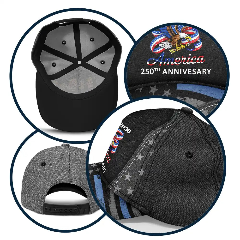 Independence Day,America 250th,Gift For Men,Gift For Father,Gift For Yourself,Happy - Stars And Stripes America 250th Anniversary - Personalized Classic Cap