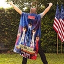 America 250th,Independence Day,Gift For Yourself,Proud,Custom Text - Stars And Stripes America 250th Semiquincentennial - Personalized Costume Cape