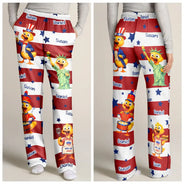 Gift For Yourself,Family,Happy,Independence Day - Stars And Stripes America Silly Goose - Personalized Pajama Pants