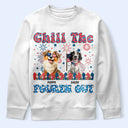 Stars And Stripes Chill The Fourth Out - Personalized T Shirt