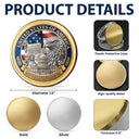 America 250th,Independence Day,No Custom,Gift For Yourself,Proud - Stars And Stripes Eagle America 250th Anniversary - Commemorative Keepsake Coin