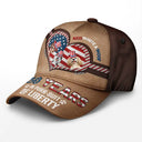 Vector,Independence Day,America 250th,Dog Lovers,Dog Mom,Dog Dad,Dog Couple,Happy - Stars And Stripes Red White Woof - Personalized Classic Cap