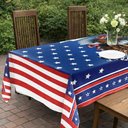 Independence Day, America 250th, Family, Happy, Gift For Yourself - Stars Pattern 250 Years Of Freedom - Personalized Tablecloth