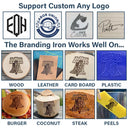 Family, Happy - Stars & Stripes USA 250 Years of Freedom - Personalized Grilling Branding Stamp