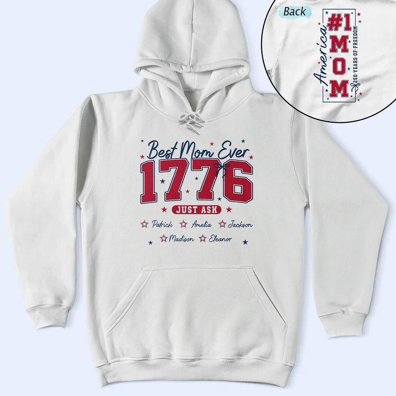 Gift For Mother, Independence Day, Happy - Stars & Stripes #1 Mom - Personalized T Shirt